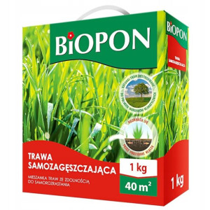 BIOPON Trawa Samozagęszczająca Szybki Wzrost 40 m2