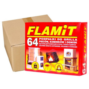 Podpałka do Grilla Kominka FLAMIT 64K KARTON 12 op