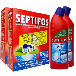 Septifos do SZAMBA Aktywator do SZAMB +ŻEL WC