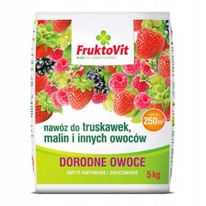 FRUKTOVIT Nawóz Truskawki Maliny Piękne OWOCE 5 kg