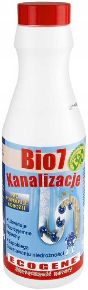 Bio 7 Kanalizacje 500 g UDRAŻNIANIE RUR Szambo
