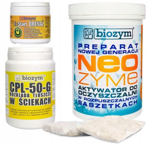 Starter do oczyszczalni Bakterie Neozyme +TŁUSZCZE