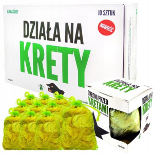 KUNAGONE skutecznie zwalcza krety Długo działa 10s