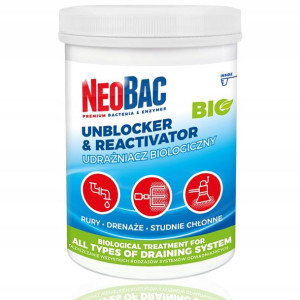 Udrażnianie Drenaży Bio Udrażniacz Rur NeoBac 100L