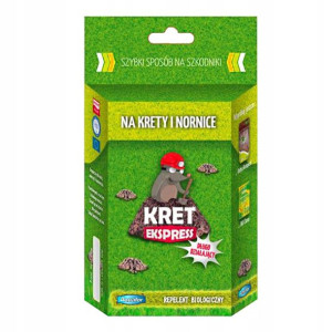 KRET EKSPRESS Odstraszacz Kretów Nornic Bezpieczny