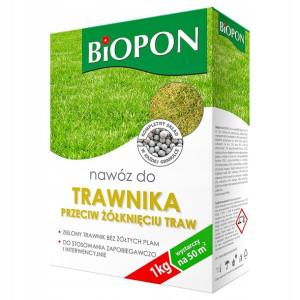 Biopon nawóz do trawnika przeciw żółknięciu 1 kg
