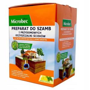 Microbec Preparat do Szamb Bakterie 18 s. Cytryna