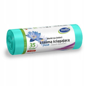 Stella Worki na śmieci z taśmą Fresh zapach 35L 15