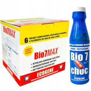 Bio 7 Max 1kg + Bio 7 Choc Bakterie Starter Enzymy