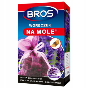 BROS woreczek na mole Lawenda ochrona ubrań szafa