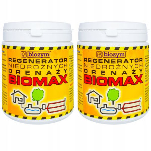 BioMax udrażnianie drenażu usuwa zatory tłuszcz 2o