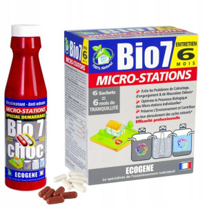 Bio 7 Choc + Entretien Micro TLENOWE oczyszczalnie