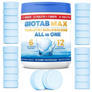 Tabletki biologiczne Bakterie do szamba + Tłuszcze