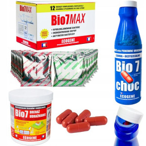 Bio7 MAX + CHOC + DRENAŻ kostki - zestaw bio 7