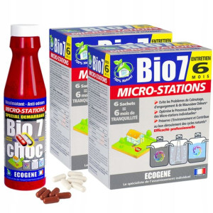 Bio7 CHOC Start +Entretien Micro Bakterie tlenowe