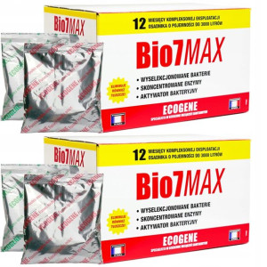 BIO 7 MAX 4 kg bakterie do oczyszczalni BIO7