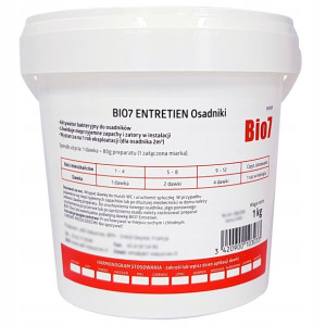 Bio7 Entretien 1kg Osadniki bakterie do osadników