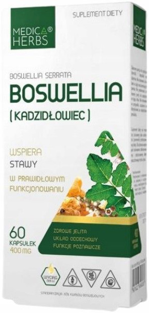 Medica Herbs BOSWELLIA Ekstrakt KADZIDŁOWIEC stawy