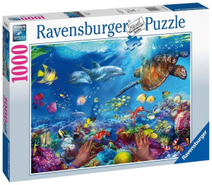 Ravensburger Puzzle 2D 1000 elementów: Pod wodą 16579