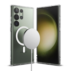 Etui Ringke Fusion Magnetic MagSafe Samsung Galaxy S23 Ultra Matte Clear