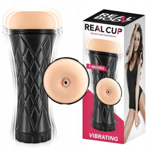Masturbator z otworem analnym. Ssący. Wibracje 7.