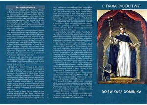 Litania i Modlitwy do Św. Dominik (25 szt)