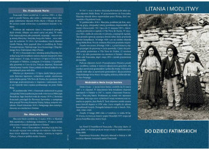 Litania i Modlitwy Dzieci Fatimskie (25 szt)