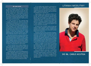 Litania i Modlitwy do Bł. Carlo Acutis (25 szt)