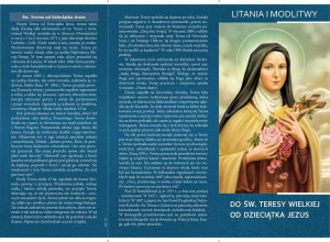 Litania i Modlitwy do Św. Teresy od Jezusa (25 szt)