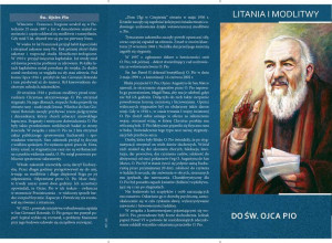 Litania i Modlitwy do Św. Ojca Pio (25 szt)