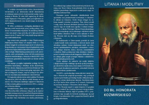 Litania i Modlitwy do Bł. Honorata Koźmińskiego (25 szt)