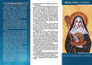 Litania i Modlitwy do Św. Hildegardy (25 szt)
