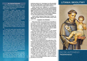 Litania i Modlitwy do Św. Antoniego (25 szt)