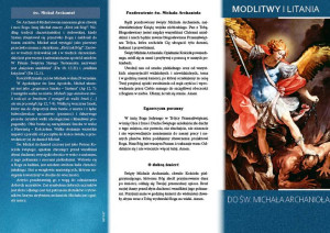 Litania i Modlitwy do Św. Michała Archanioła (25 szt)