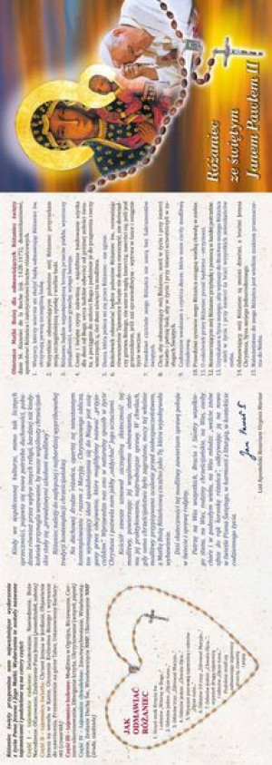 Folderek - Różaniec (25 szt)