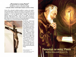 Folderek - Modlitwa Świętego Ojca Pio (25 szt)