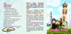 Folderek - Różaniec Święty (25 szt)