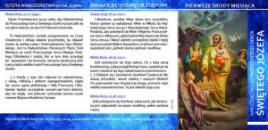 Folderek - Nabożeństwo Pierwszych Śród Miesiąca (25 szt)