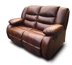 Sofa 2 osobowa, kanapa skórzana Borys 2 x relax manualny 100% Skóra natural