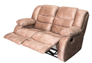 2-osobowa Sofa BORYS z funkcją Relax ze sterowaniem manualnym tkanina podst