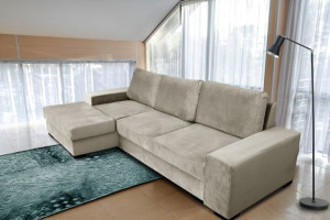 Narożnik rozkładany 260/150 cm OSLO MINI w tkaninie podstawowej