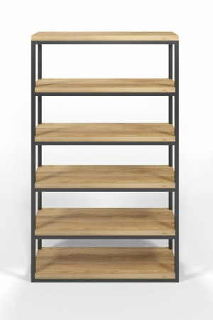 REGAŁ MALMO 90/200 cm Loft Industrial
