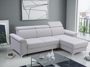 Narożnik VERMONT 250/180 cm ruchome zagłówki funkcja spania
