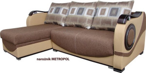 Narożnik METROPOL 160/220 cm z funkcją spania