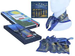 apaszka v. van gogh, gwiaździsta noc nad rodanem carmani