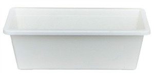 Skrzynka Balkonowa Plastikowa 80cm Biała