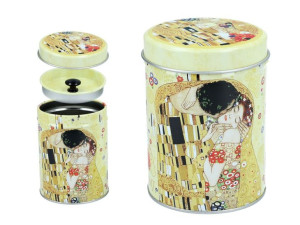 Puszka pojemnik do przechowywania kawy herbaty G. Klimt Pocałunek