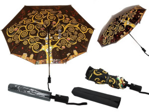 Parasol automatyczny składany G. Klimt Drzewo życia