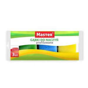 Master gąbka do naczyń kuchenna 3 szt