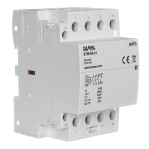 Stycznik modułowy 230V  63A STM-63-31 3NO 1 NC EXTA ZAMEL